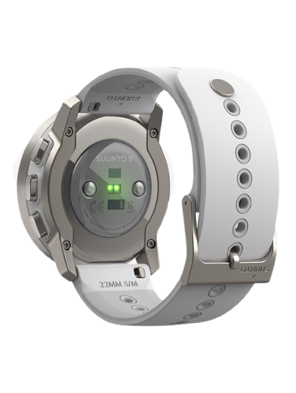 SUUNTO 9 PEAK BIRCH WHITE TITANIUM sportinis laikrodis